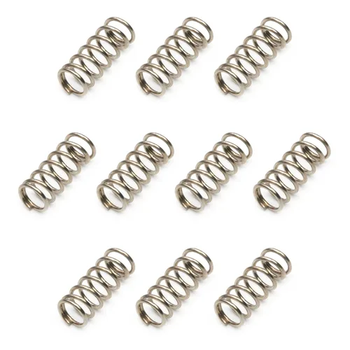 Miniatura 33 de MroMax 20Pcs Compressed Spring, 0.04" Wire Dia, 0.31" OD, 1.57" Free Length, Gray Black Spring Steel Extended Coil Compression Spring