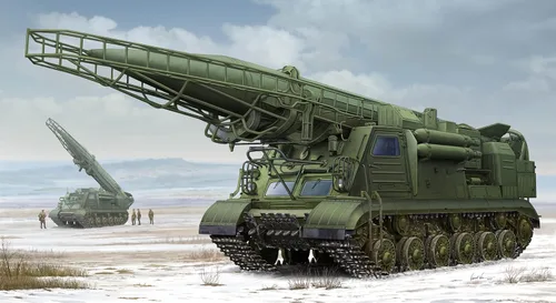 Miniatura 2 de Trumpeter ex-soviet 2p19 lanzador con R-17 misil modelo kit