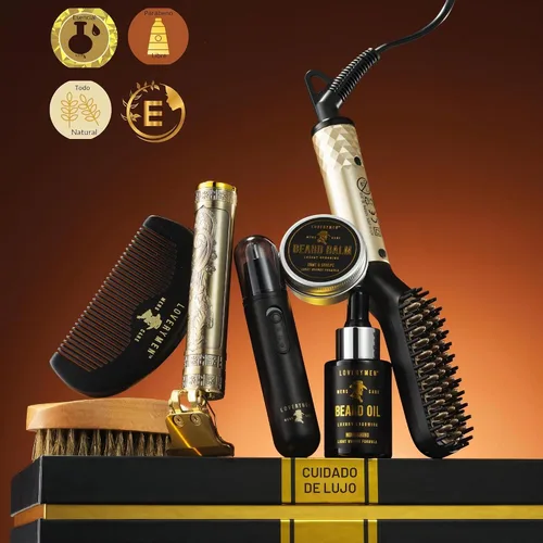 Miniatura 3 de Kit de aseo para barba, ideas de regalo para el día del padre para marido, regalos de papá para el día del padre, recortadora de barba, recortadora