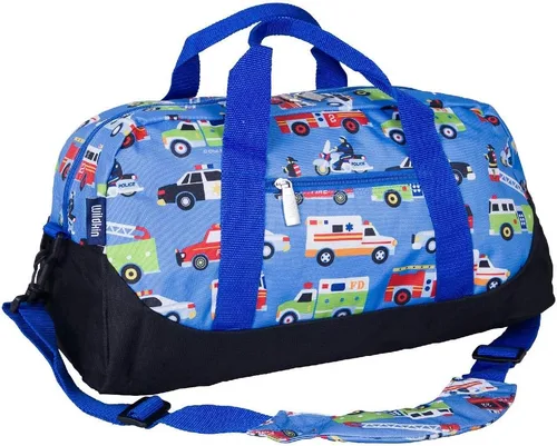 Wildkin - Bolsa de viaje para niños y niñas tamaño equipaje y perfecto para la práctica después de la escuela o un fin de semana o viaje nocturno