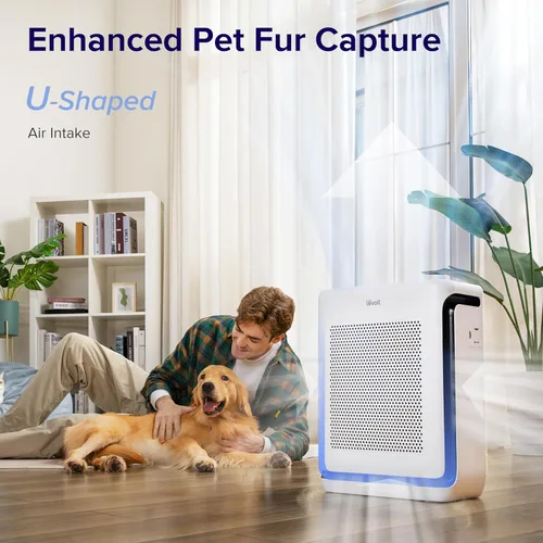 Miniatura 6 de LEVOIT Purificadores de aire con monitor de calidad de aire para habitaciones grandes del hogar, Vital 100S cubre hasta 1110 pies cuadrados y cubre