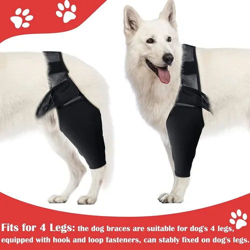 Miniatura 2 de Las almohadillas protectoras para codo para perros proporcionan apoyo y protección para el codo, soporte para displasia de codo de perro, higroma