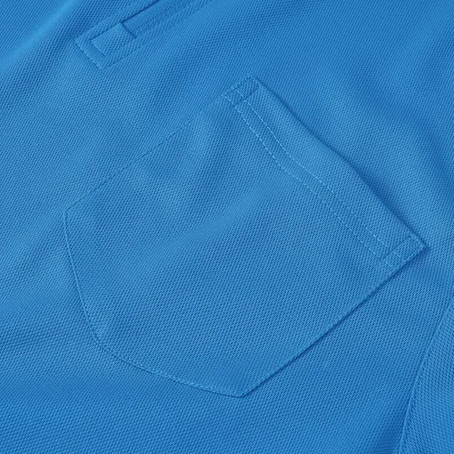 Miniatura 4 de BASUDAM Polo con cremallera para hombre, de secado rápido, manga corta, atlético, al aire libre, con bolsillo