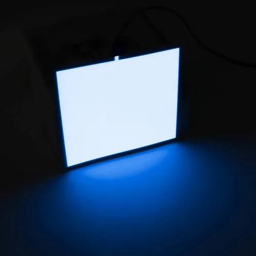 Miniatura 13 de Panel LED flexible, lámina electroluminiscente EL Cinta cortable suave para máscara de ojos, cosplay, decoración de fiesta, bricolaje - Luz Verde