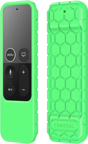 Miniatura 9 de Fintie - Funda protectora de silicona para control remoto de Siri Apple TV 4K de 5ª y 4ª generación, antideslizante, diseño de panal, ligero