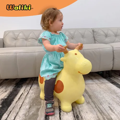 Miniatura 2 de WALIKI Tolva de caballo hinchable Benny The Jumping Bull Pony inflable para niños pequeños