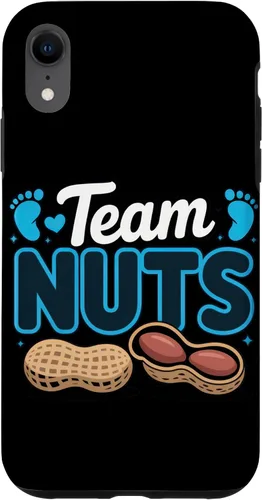 Team Nuts Expecting Parents Funny Family Event Shirt Case for iPhone XR