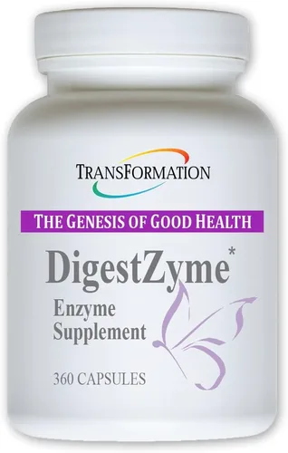 Miniatura 4 de TRANSFORMATION LA GÉNESIS DE LA BUENA SALUD Enzimas DigestZyme Natural Fórmula Suplemento para la salud general de los niños, absorción