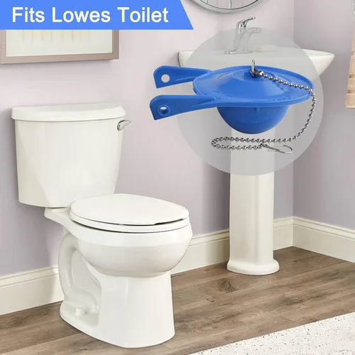 Miniatura 5 de iFealClear Paquete de 2 aletas de repuesto para inodoro de 3 pulgadas compatibles con Gerber 99-788 y Lowes AquaSouce