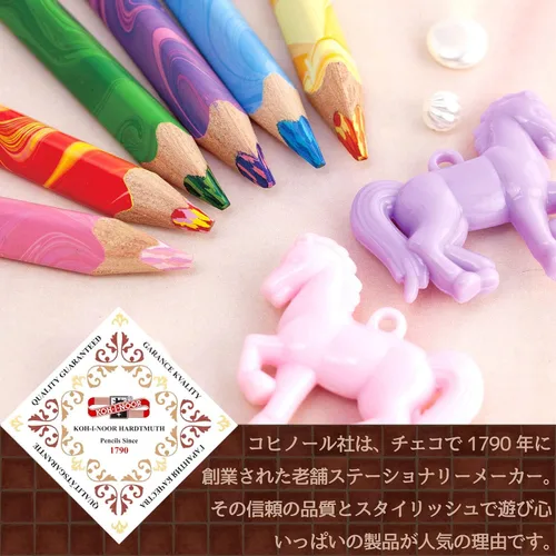 Miniatura 6 de Lápices de colores KOH-I-NOOR MAGIC Jumbo, perfil triangular, paquete de 24