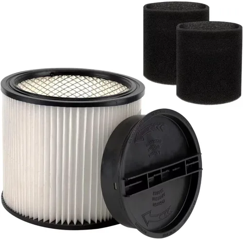 Miniatura 4 de Filtro de repuesto para filtros Shop Vac 90304 90585 Filtro Shop Vac húmedo y seco - Perfecto para aspiradora húmeda y seca Filtros Shop Vac de 5
