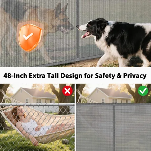 Miniatura 4 de Puertas retráctiles extra anchas de 250 pulgadas, puerta grande reforzada para bebés de 21 pies, puertas retráctiles para mascotas para amplias Gris