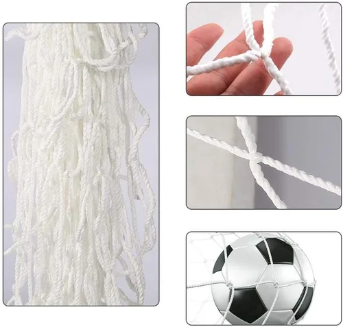 Miniatura 2 de Soccer Net TOPINCN - Redes deportivas de repuesto para Lacrosse y fútbol (6 x 4 pies, 8 x 6 pies, 12 x 6 pies, 24 x 8 pies) (8 x 6 pies)
