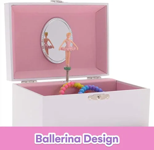 Miniatura 6 de JewelKeeper - Joyero musical grande con 2 cajones