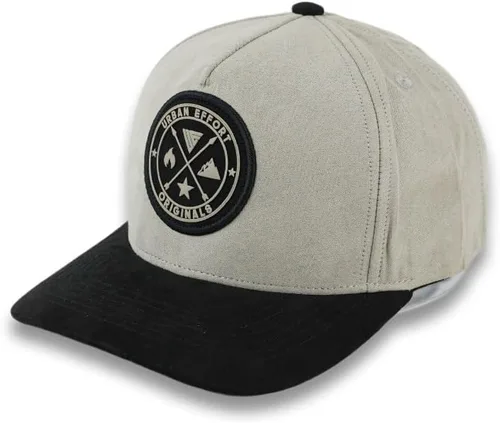 Miniatura 177 de Urban Effort Gorra trasera de malla, para hombres y mujeres, gorra de béisbol de 5 paneles, gran cierre a presión para caza y senderismo