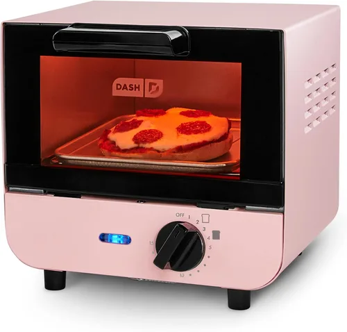 DASH DMTO100GBRD04 Mini tostadora horno Rosa