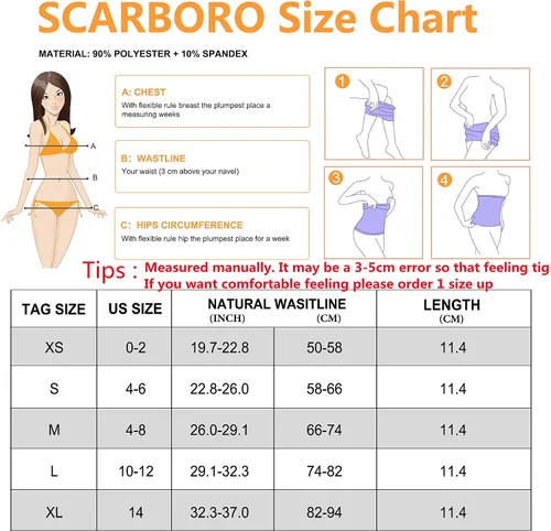 Miniatura 2 de SCARBORO Fajas de cinturón de recuperación de apoyo para la maternidad posparto para mujeres Shaper cuerpo barriga control cintura entrenador