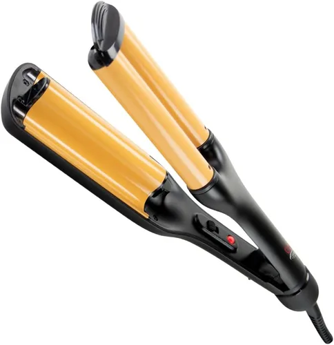 CHI Plancha de cerámica con triple onda, rizador que crea larga duración, sin encrespamiento, ondas y rizos para todo tipo de cabello