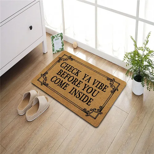 Miniatura 2 de FunXiLin Divertido tapete de bienvenida (23.6 x 15.7 pulgadas) tapete antideslizante de regalo personalizado para decoración del hogar