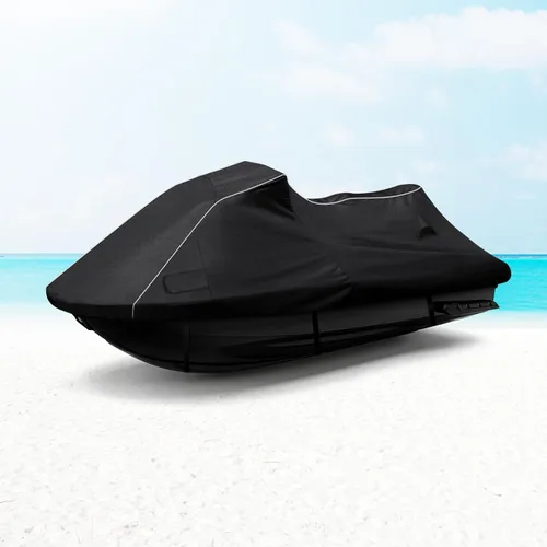 Miniatura 17 de Funda impermeable para moto acuática, ajuste personalizado para Sea-doo Spark3up Spark Trixx 3up, 600D Oxford a prueba de rayos UV, remolcable