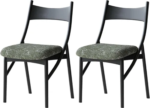 Miniatura 18 de Sillas de comedor de madera, sillas de comedor, silla de cocina, silla lateral de cocina con respaldo alto con paquete suave para salas de estar