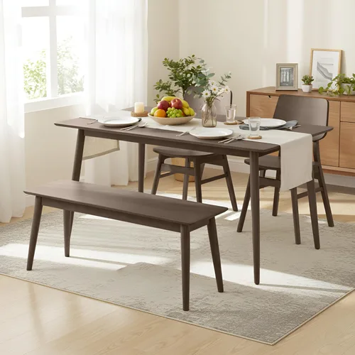 Miniatura 61 de Alaterre Furniture Calais Dining - Juego de 2 sillas de comedor moderno de mediados de siglo, juego de sillas de madera maciza con diseño