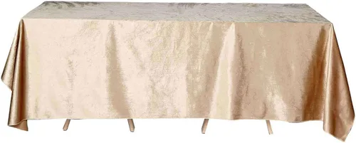 Miniatura 46 de Efavormart - Mantel rectangular de terciopelo negro prémium de 60 x 102 pulgadas para eventos de fiesta de boda