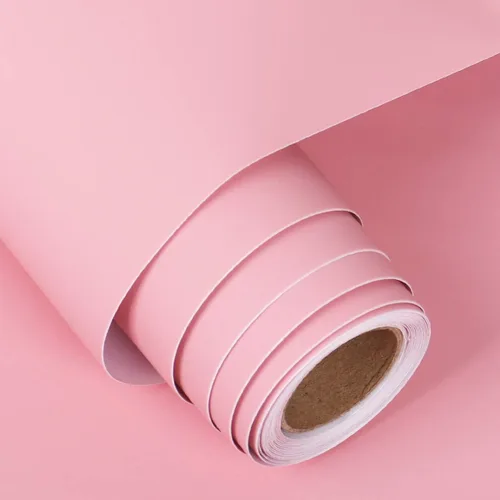 Miniatura 15 de FunStick Papel Tapiz Amarillo Brillante Adhesivo y Despegable para Dormitorio de Niños Papel de Contacto Amarillo Mate Despegar y Pegar Papel Tapiz