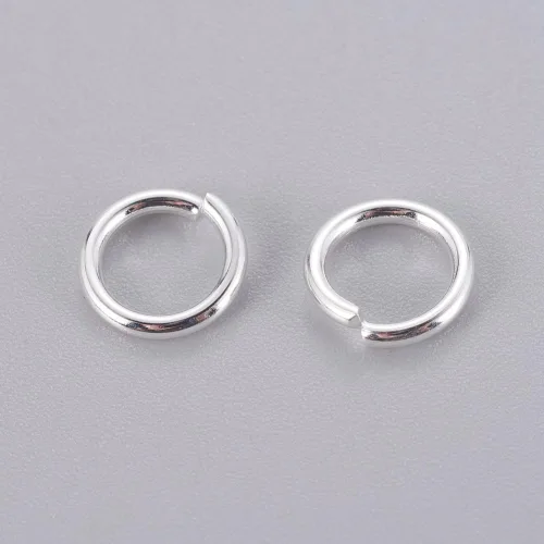 Miniatura 29 de HDSupplies 100 piezas - 4mm de argollas de acero inoxidable 304 de tono negro - Calibre 22 (espesor de 0.6mm)