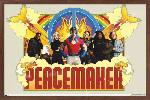 Miniatura 7 de DC Comics TV Peacemaker - Póster de pared grupal, 34 pulgadas de largo x 22.4 pulgadas de ancho, versión premium sin marco