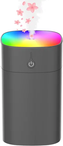 Miniatura 2 de Mini humidificadores portátiles para dormitorio, difusor de aroma de 13.5 fl oz para el hogar, humidificador de plantas de escritorio personal