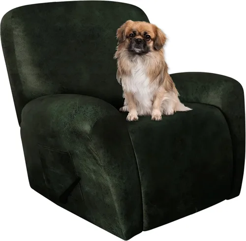 Miniatura 16 de ANARACHON Fundas para Sillas Reclinables Tipo Cuero, 4 Piezas Funda para Sillón Reclinable Lazy Boy, Protector de Muebles - Funda Suave Lavable