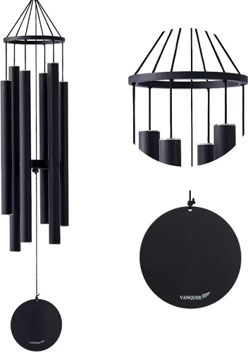 Vanquer Campanillas de Viento para Exteriores de Tono Profundo - Campanillas de Viento de 38'' para Exteriores en Liquidación, Tono Profundo,