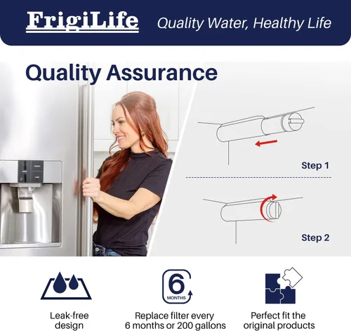 Miniatura 7 de Filtro de agua para refrigerador RWF5800A de repuesto para Frigidaire EPTWFU01 EWF02 Pure Source Ultra II, PureSource Ultra 2, SCWFTCTO, GP006