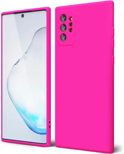 Miniatura 52 de oakxco Funda para teléfono Samsung Galaxy Note 20 Ultra de silicona líquida, bonita funda delgada y fina de goma suave TPU lisa y suave de gel