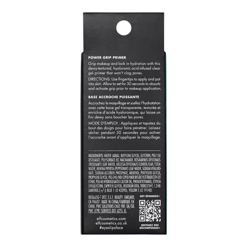 Miniatura 6 de e.l.f. Power Grip Primer Mini, Prebase en Gel Hidratante para el Rostro para Suavizar la Piel y Fijar el Maquillaje, Hidrata y Prepara