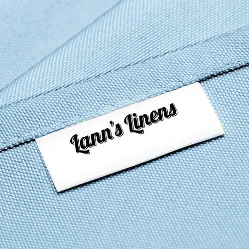 Miniatura 4 de Lann's Linens - Mantel redondo de poliéster de primera calidad de 90" para bodas/banquetes/restaurantes - Mantel de tela de poliéster - Azul bebé
