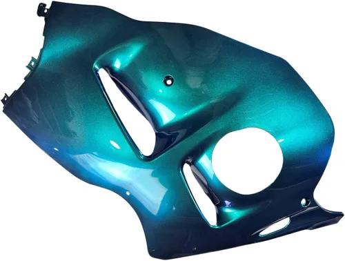Miniatura 7 de Inyección ABS Chameleon Green Blue Kit de carenado apto para 1997-2007 Suzuki GSXR1300 Hayabusa Carenados GSX-R1300 97 98 99 01 02 03 04 05 06 07
