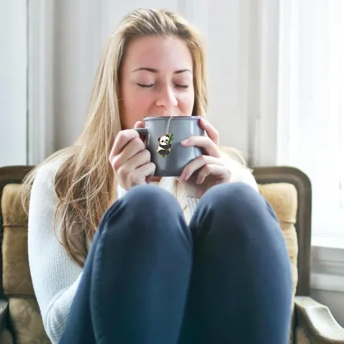 Miniatura 2 de 2 piezas de té de hojas sueltas más empinadas, lindo colador de té, infusor de té en forma de corazón de acero inoxidable, bola de té para regalos