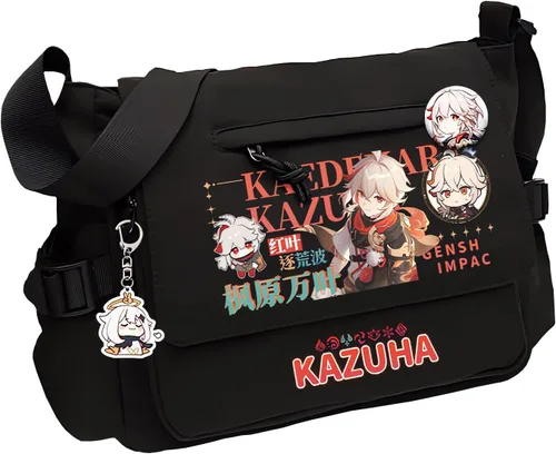 Miniatura 8 de Game Handbag Crossbody Bag, Cute Single Shoulder Bag, Adult 3D Print Anime Backpack Black-2