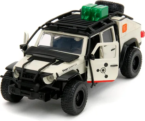 Miniatura 6 de Jada Jurassic World Dominion 1:32 Jeep Gladiator - Auto fundido a presión, juguetes para niños y adultos