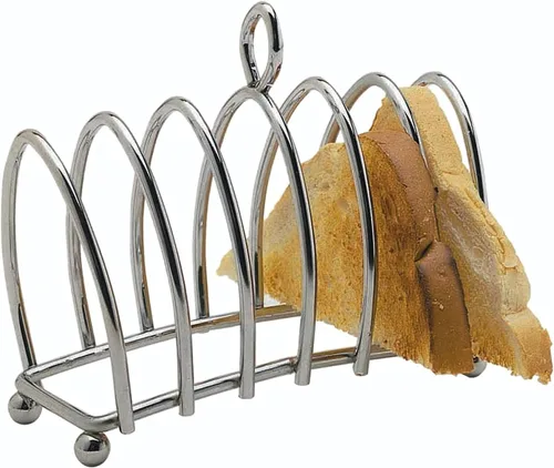Miniatura 4 de KitchenCraft KCTOAST - Estante para tostadas con acabado cromado (metal, 6.3 x 5.9 x 2.8 in)