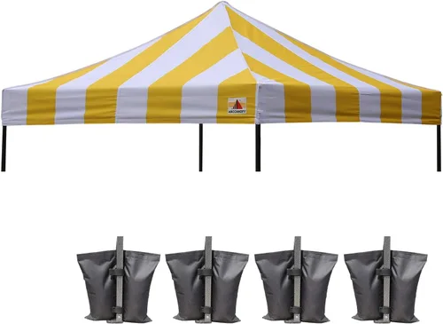 Miniatura 7 de ABCCANOPY - Toldo de repuesto para carpa desplegable (10x10 pies, beige)