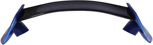 Miniatura 10 de IKON MOTORSPORTS, Alerón de maletero prepintado compatible con Honda Civic 4Dr Sedan 2016-2021, TR pintado #731513 Centro negro brillante y tapa