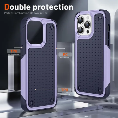 Miniatura 195 de Jeylly Funda para iPhone SE/Funda para iPhone 5S, Exterior de Plástico Duro que Absorbe Golpes + Interior de Silicona de Goma Defensor contra