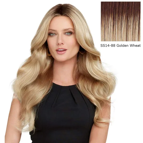 Miniatura 2 de Hair u wear Peluca de pelo largo y delicioso Raquel Welch, SS14/88 Golden Wheat de Hairuwear SS14/88 SS trigo dorado