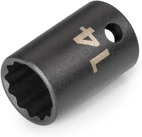 Miniatura 76 de TEKTON Accionamiento de 3/8 pulgadas x 1 pulgada Zócalo de impacto de 12 puntos poco profundo SID12225