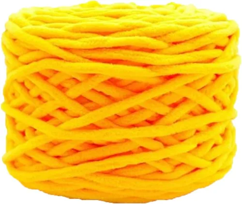 Miniatura 21 de Hilo de felpilla grueso y esponjoso, color negro, grueso, lavable, suave y cálido, hilo de punto a mano, hilo accesorio, 5.64 oz