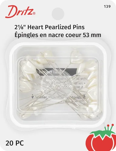 Miniatura 8 de Dritz 68-9 pines perlados, largos, blancos, 1-1/2 pulgadas (100 unidades)