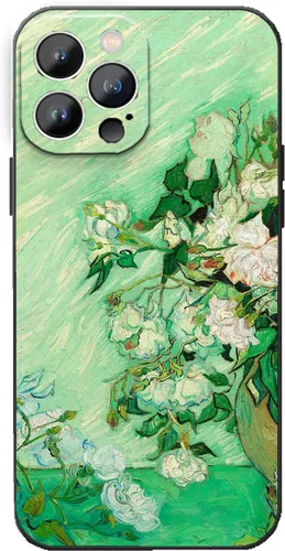 Miniatura 18 de Funda para iPhone 14 Plus, Classic Art Monet Painting Retro Landscape Phone Case para mujeres y hombres, cubierta protectora delgada de TPU flexible